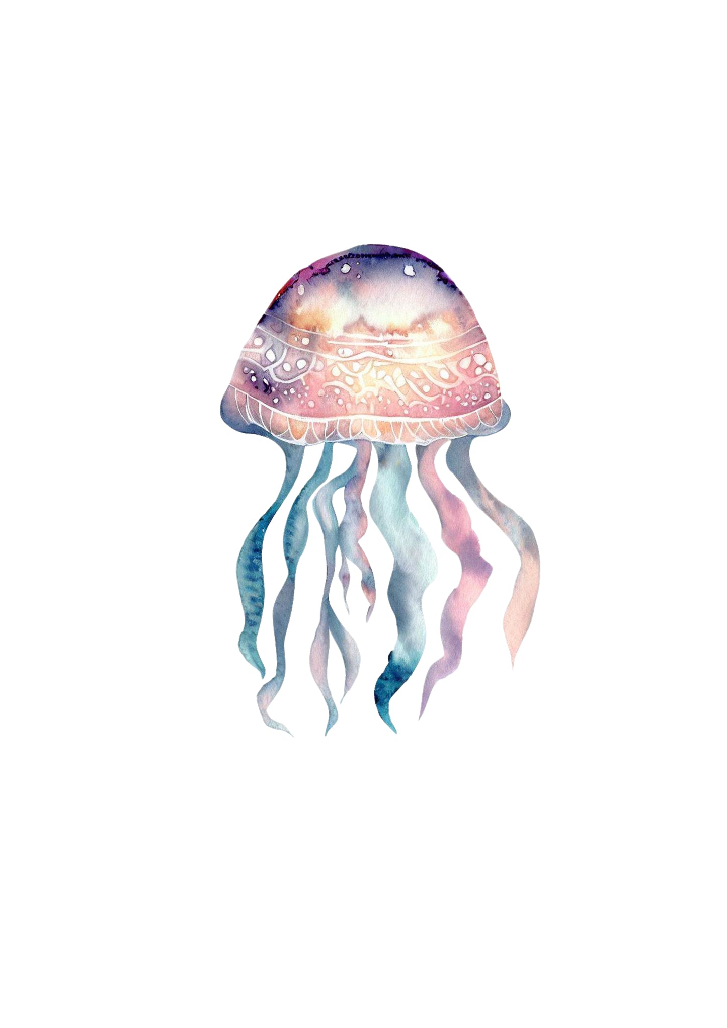 Jellyfish Dancer Wall Art Canvas Print