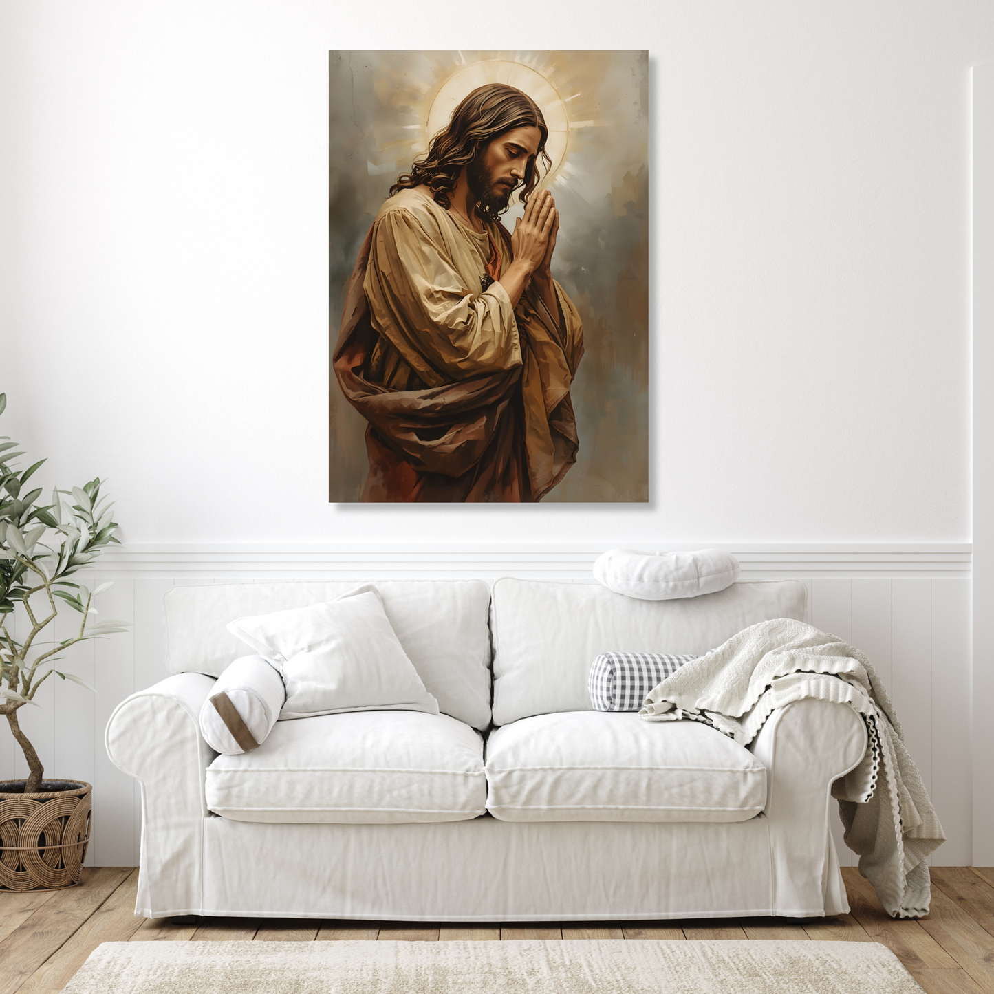 A Silent Prayer Wall Art Canvas Print