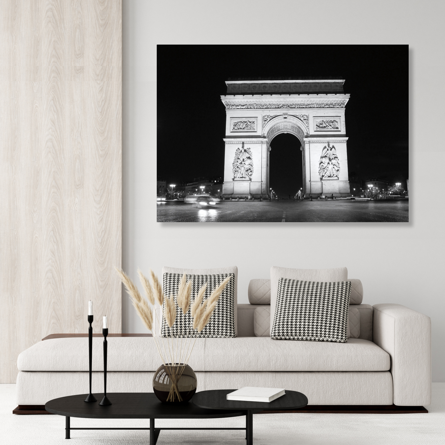 Arc De Triomphe At Night