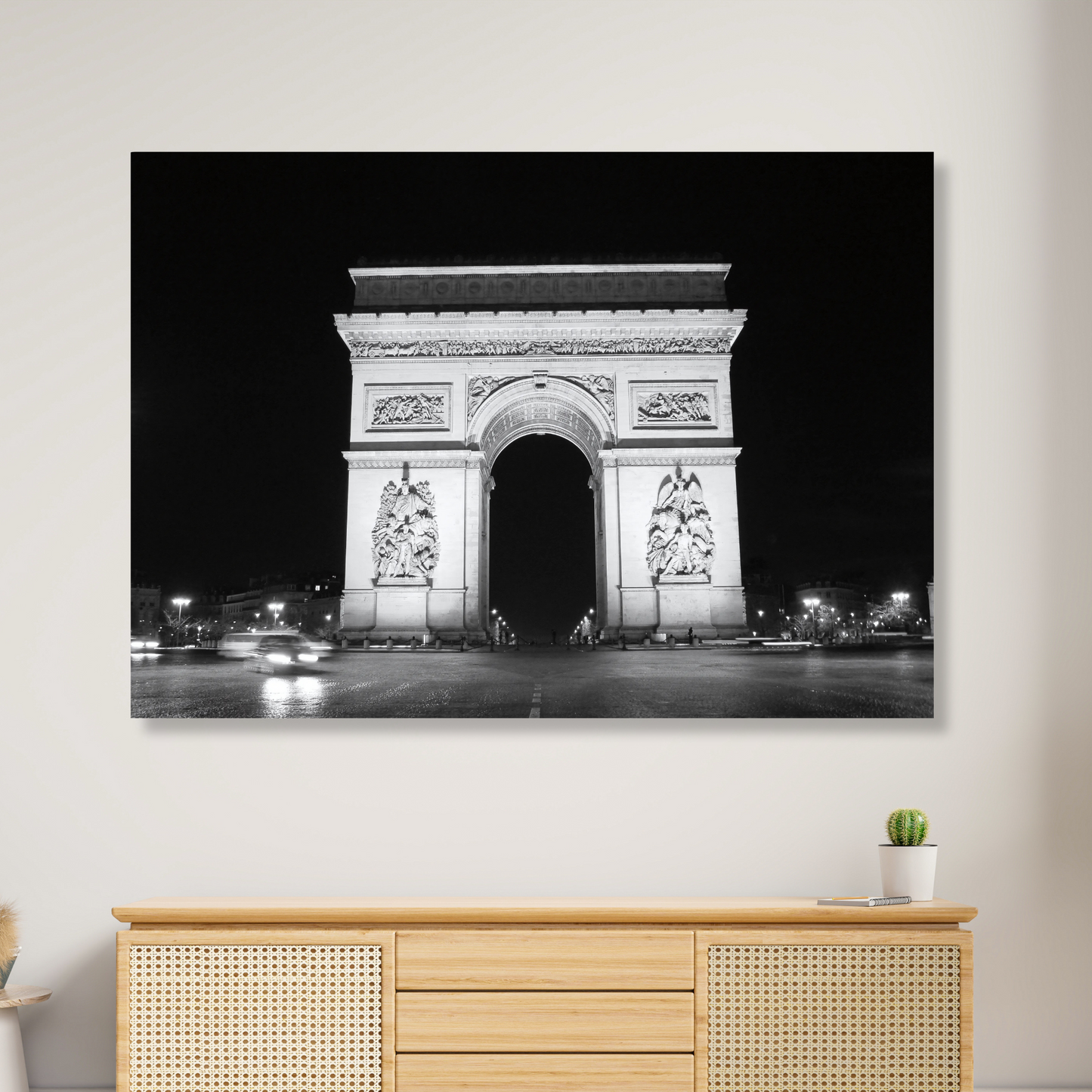 Arc De Triomphe At Night
