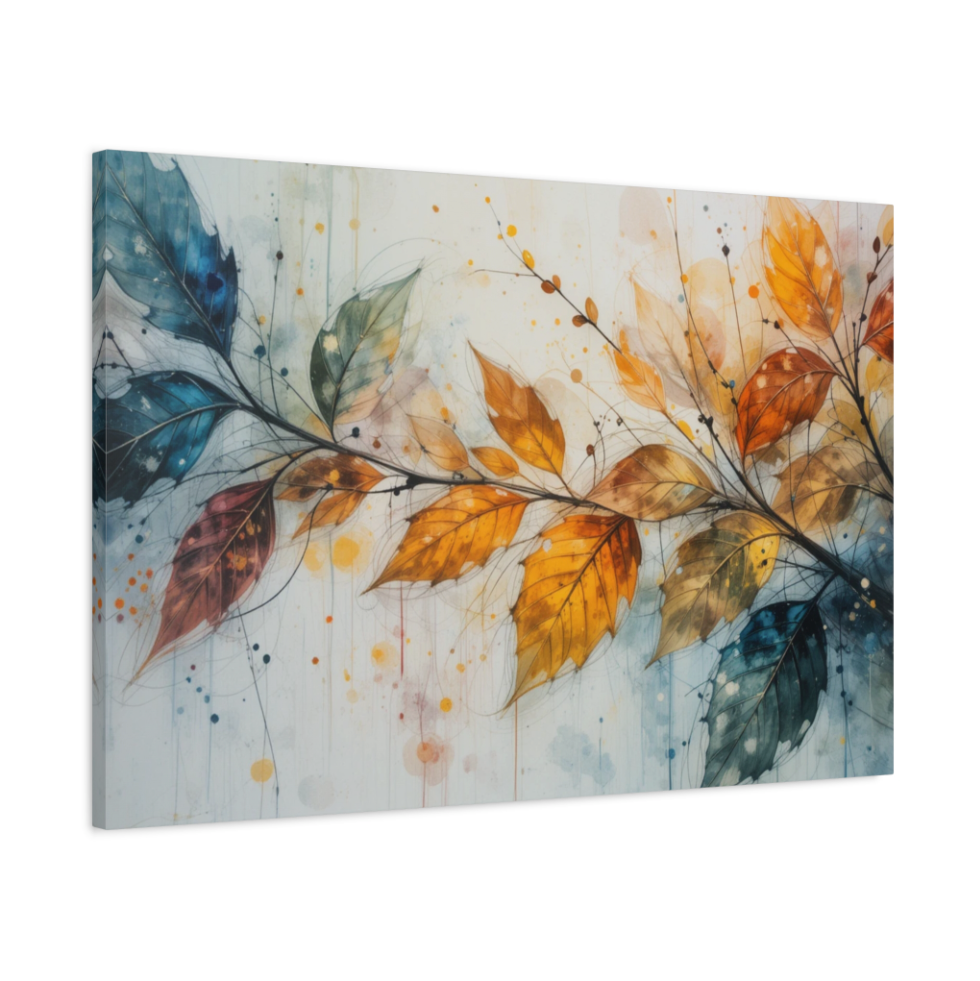 Autumn Leaves Wall Art Canvas Print