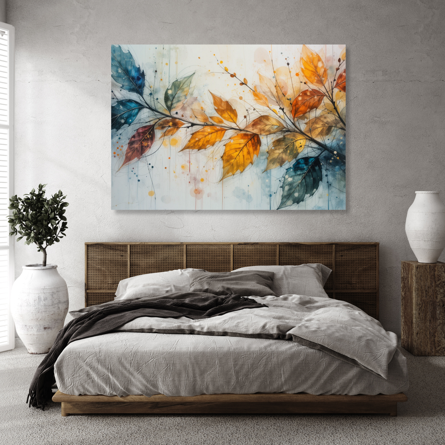 Autumn Leaves Wall Art Canvas Print