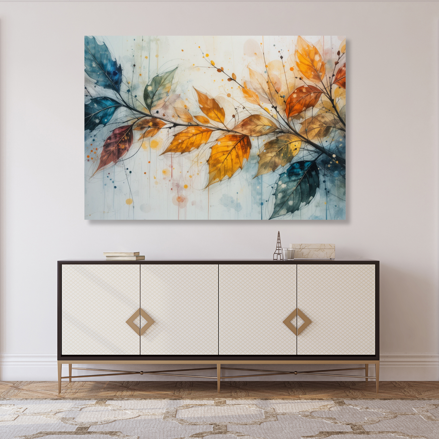 Autumn Leaves Wall Art Canvas Print