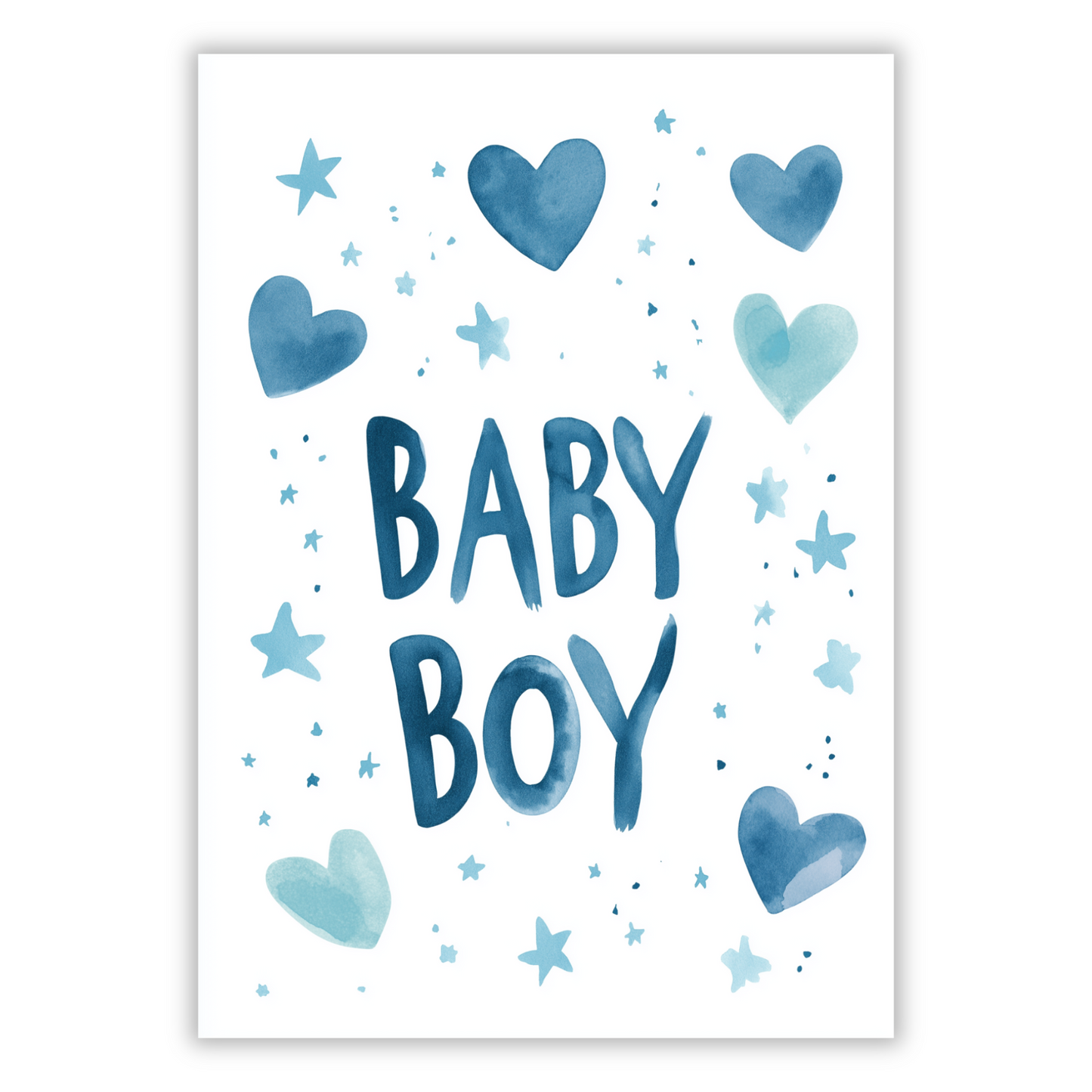 Baby Boy Canvas Wall Art Print