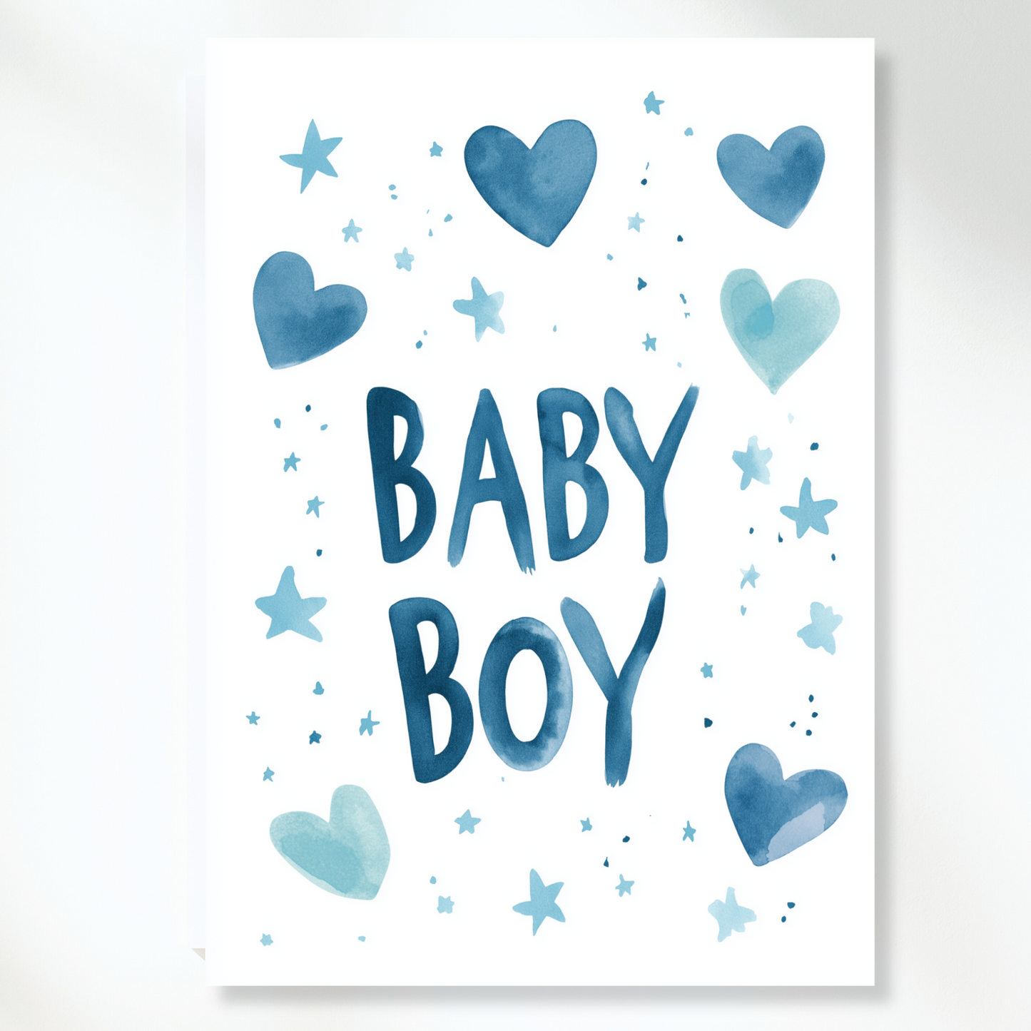 Baby Boy Canvas Wall Art Print