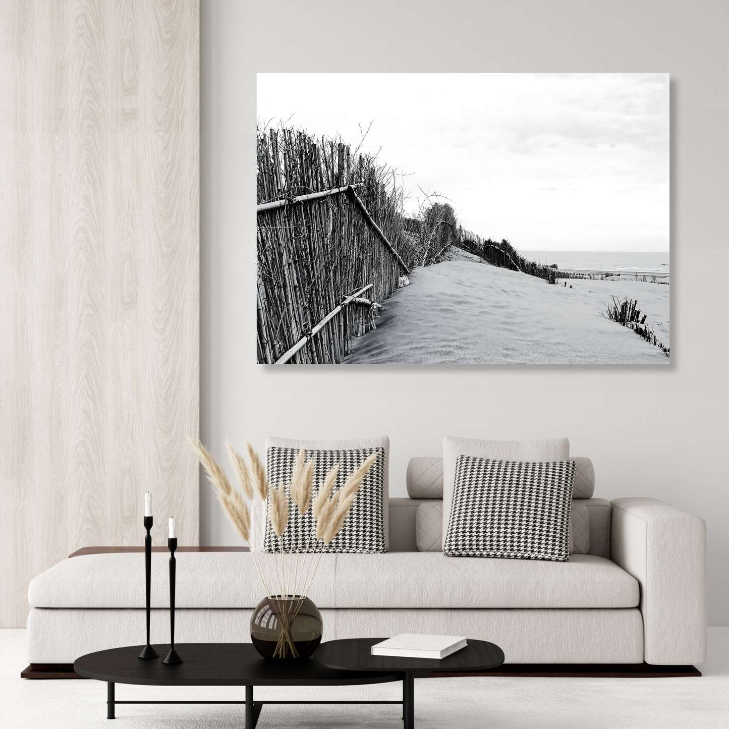Beach Walk Wall Art Canvas Print