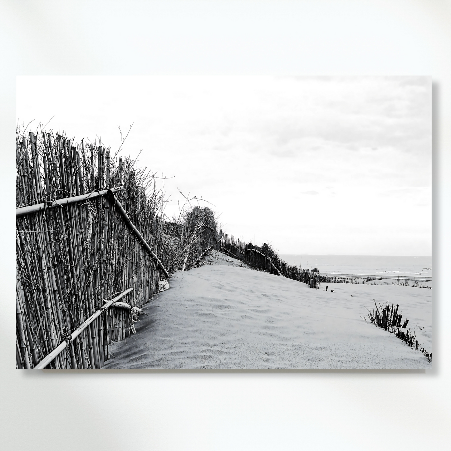 Beach Walk Wall Art Canvas Print