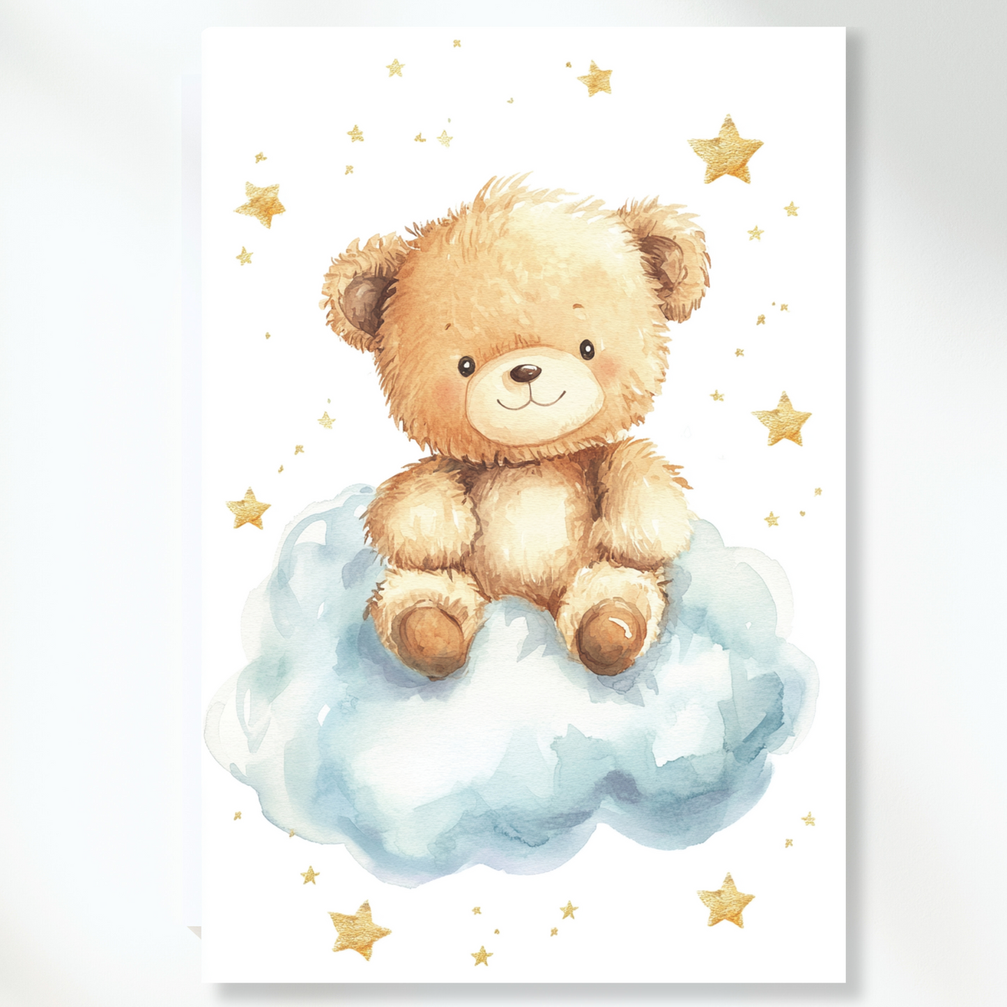 Bernard Bear Canvas Wall Art Print