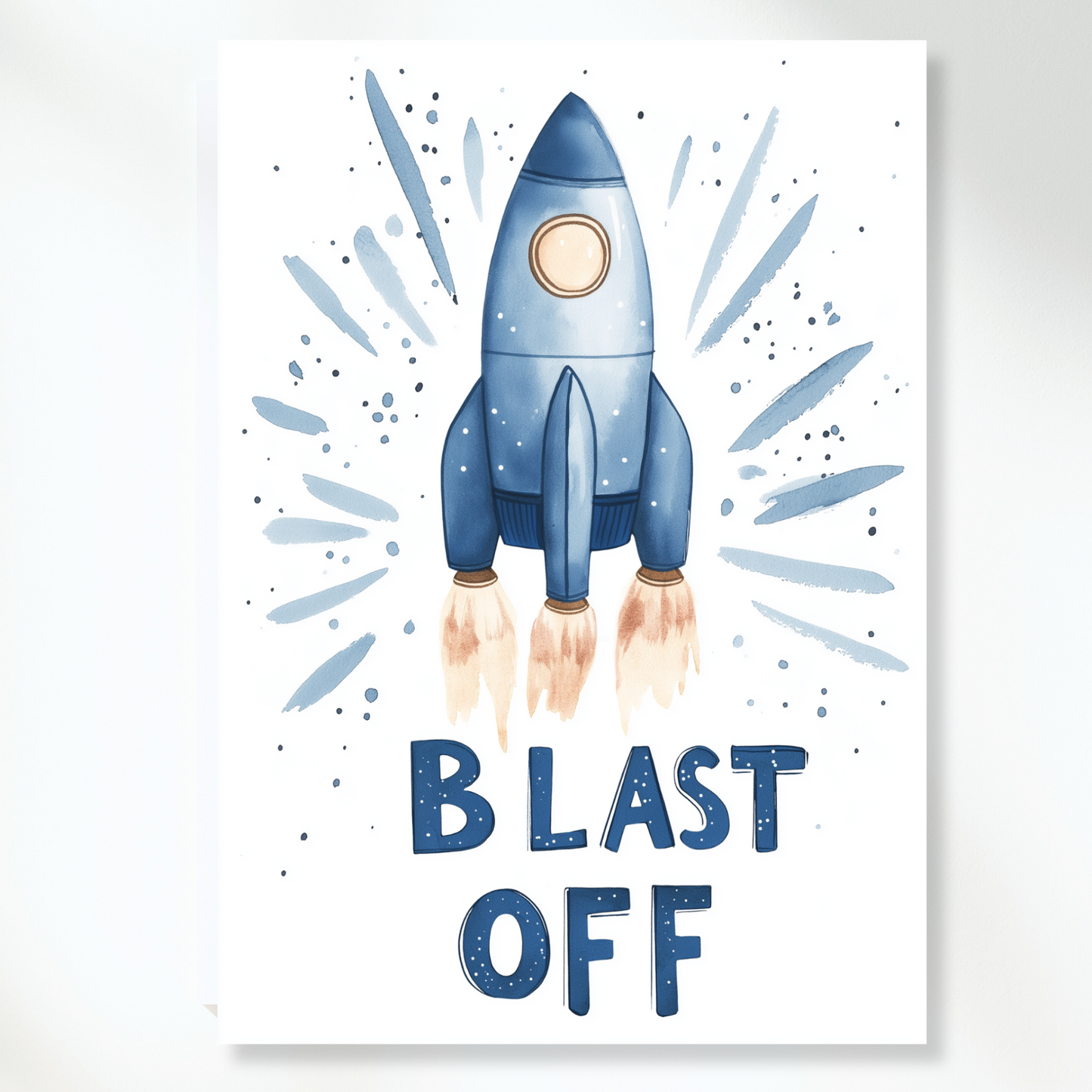 Blast Off Canvas Wall Art Print