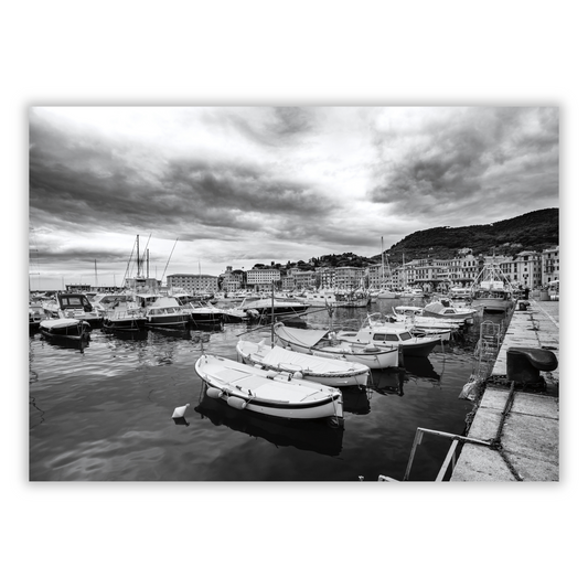 Boat Dock Wall Art Canvas Print