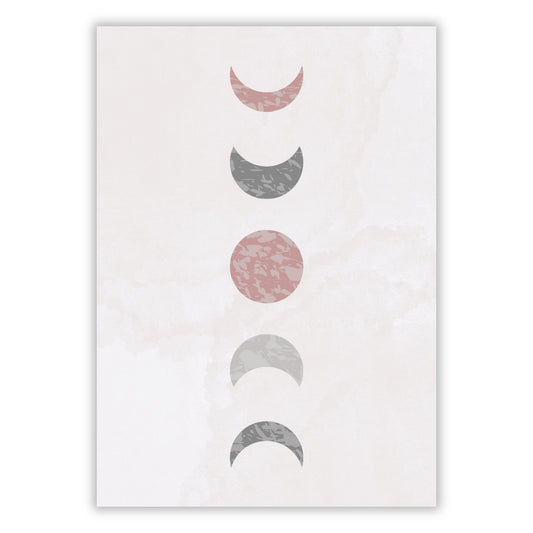 Boho Moons Wall Art Canvas Print