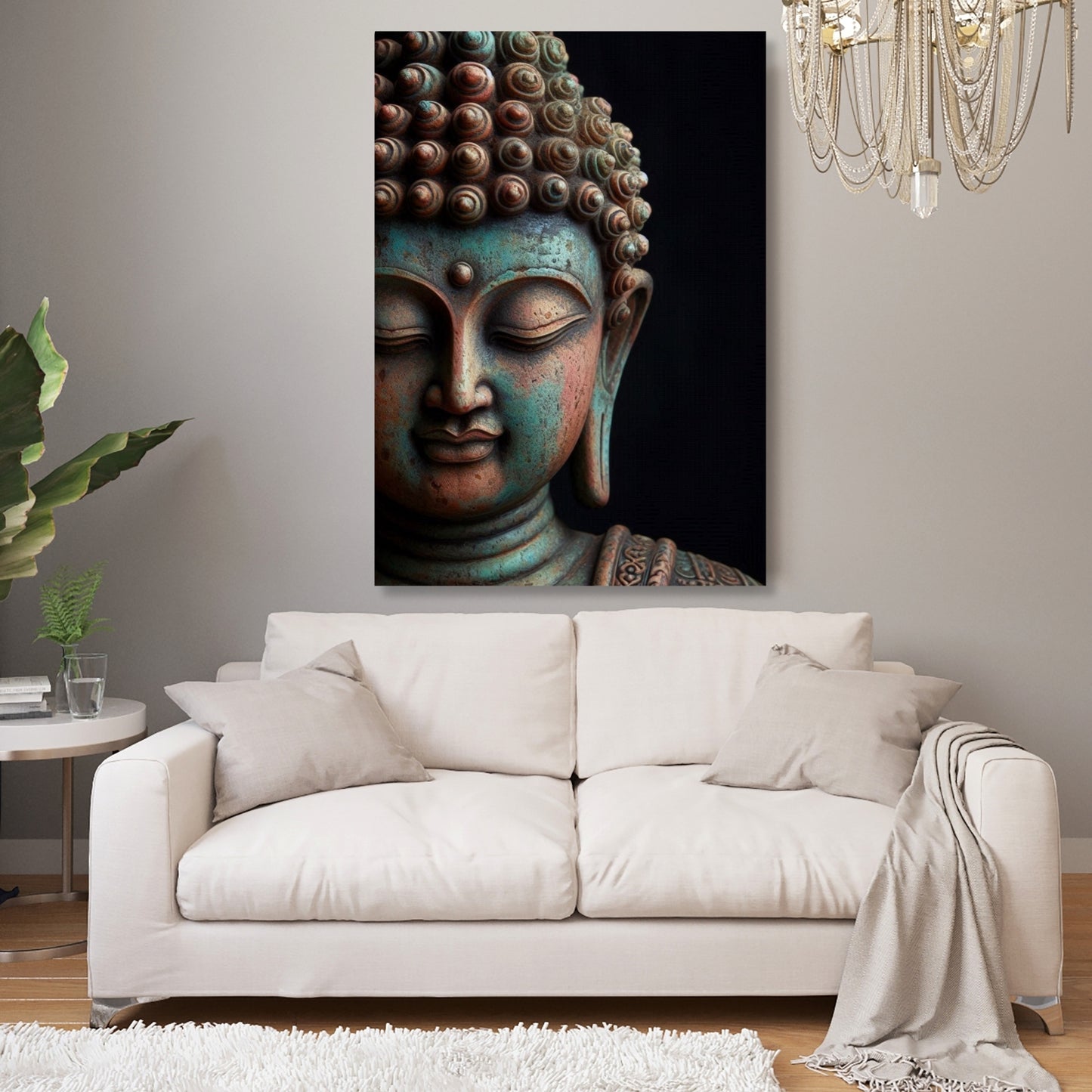 The Sacred Buddha Wall Art Canvas Print
