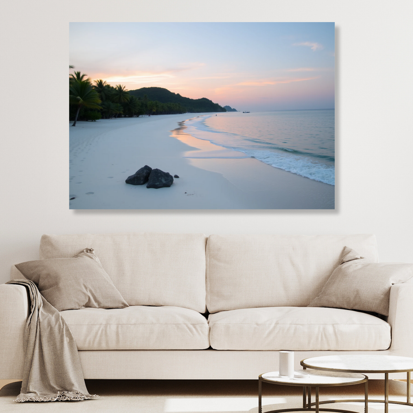 Calm Waters Wall Art Canvas Print