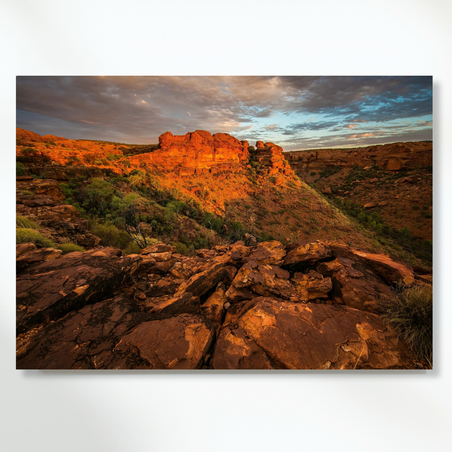 Canyons Glow Wall Art Canvas Print