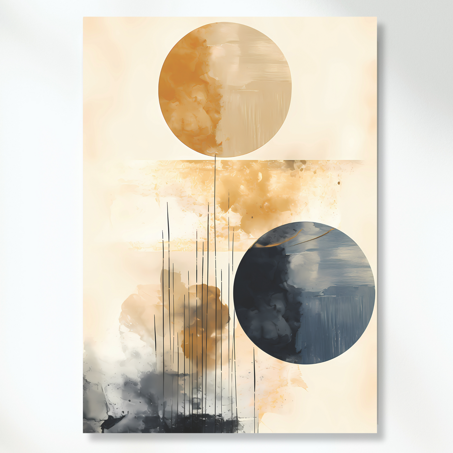 Celestial Storm Wall Art Canvas Print