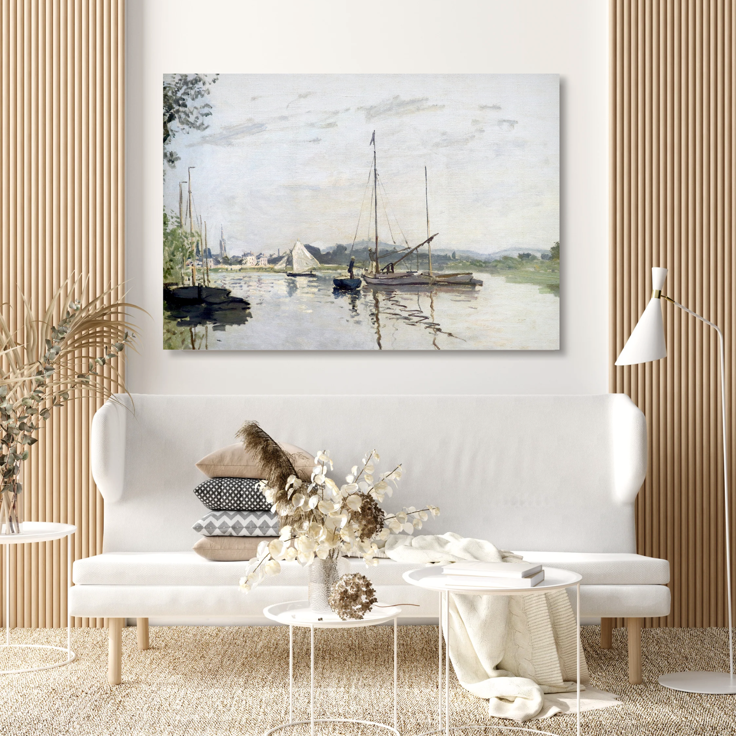 Claude Monet - Argenteuil Wall Art Canvas Print