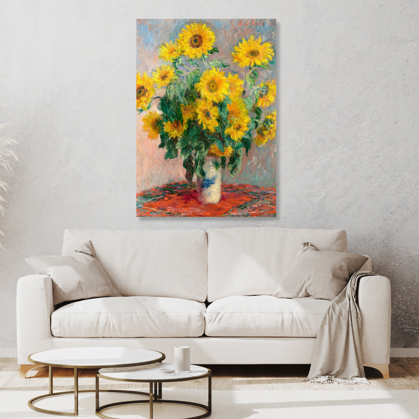 Claude Monet - Bouquet of Sunflowers