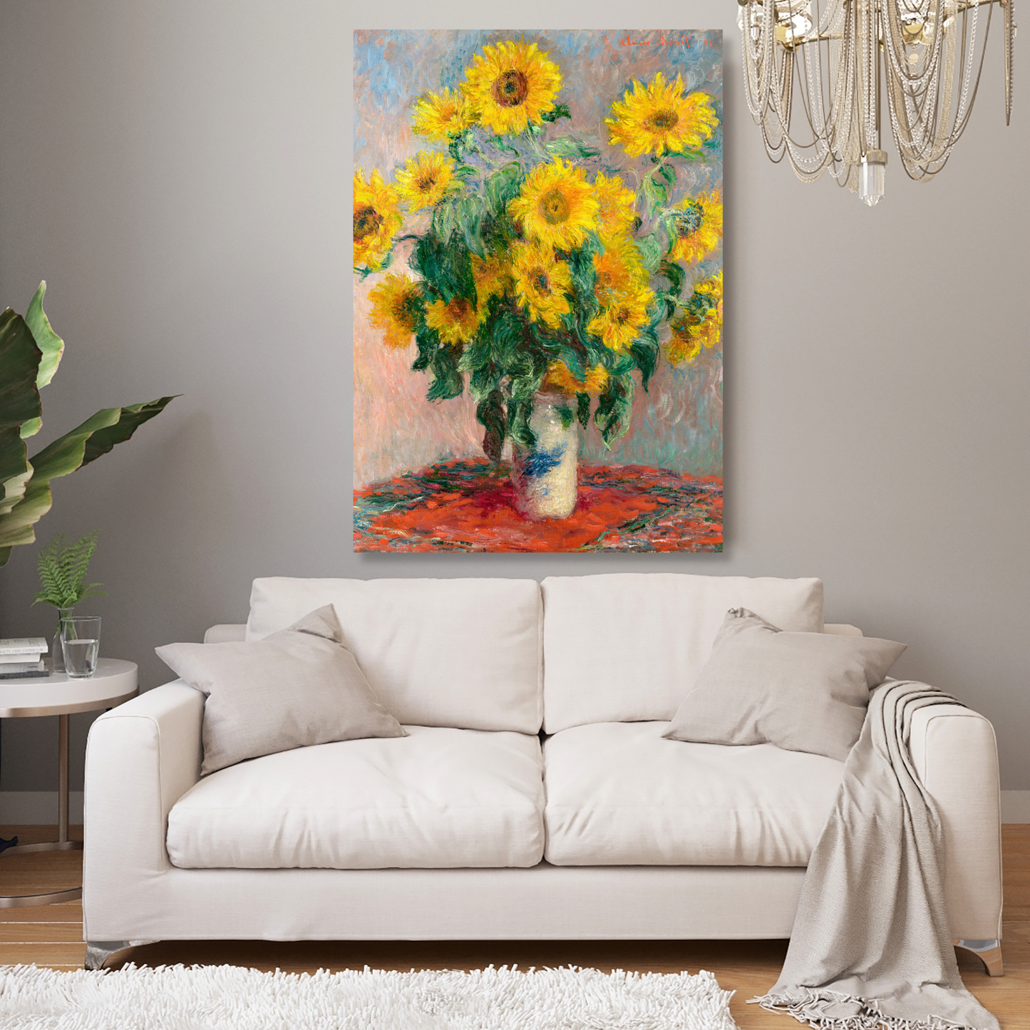 Claude Monet - Bouquet of Sunflowers