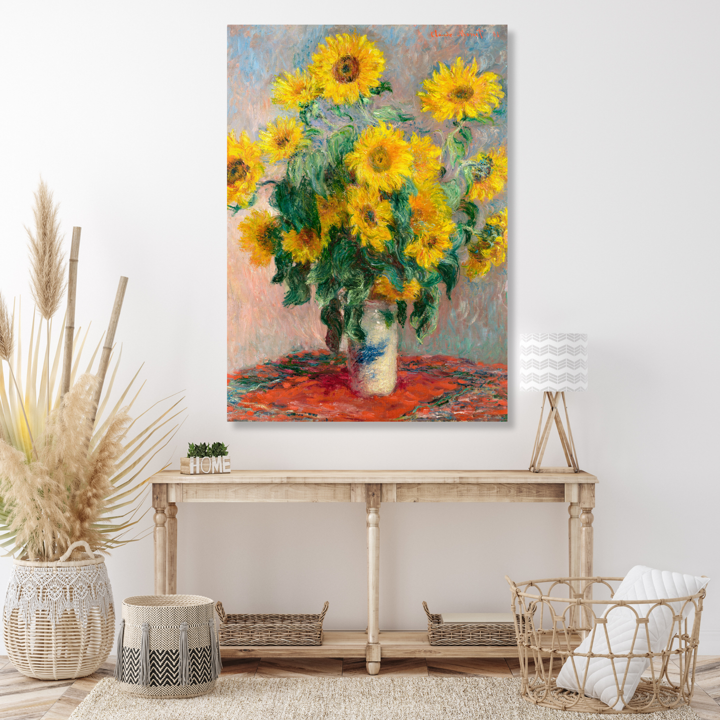 Claude Monet - Bouquet of Sunflowers