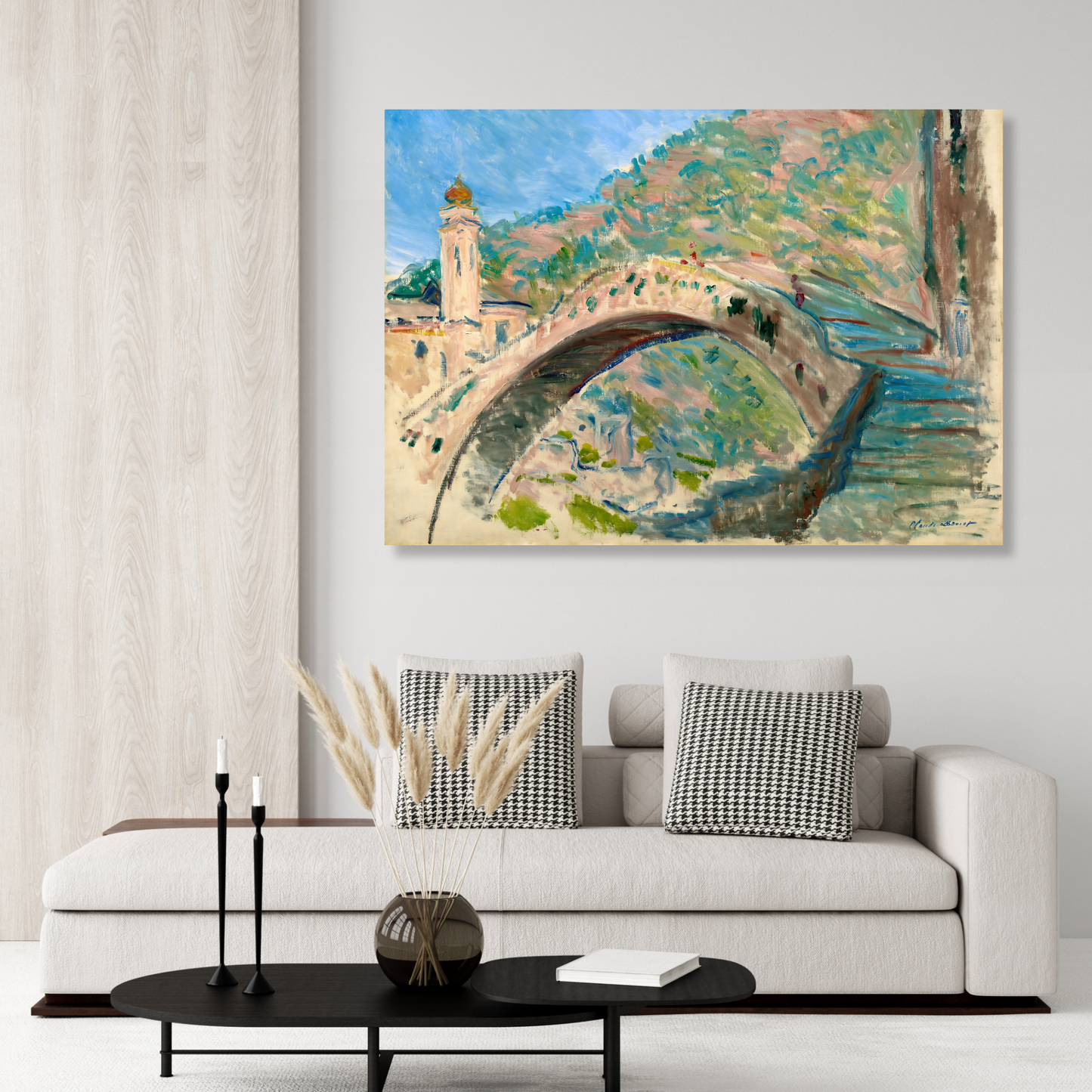 Claude Monet - Bridge At Dolceacqua