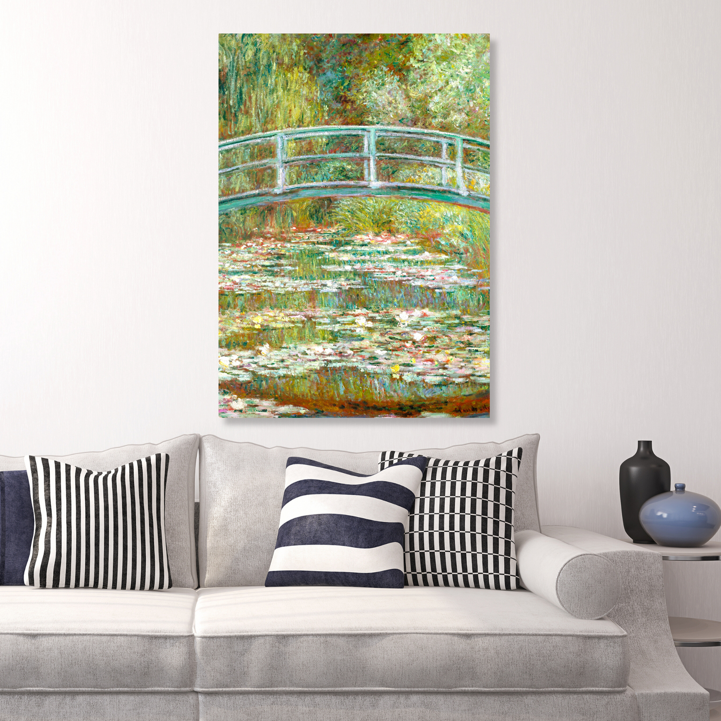 Claude Monet - Bridge Over A Pond Of Water Lilies