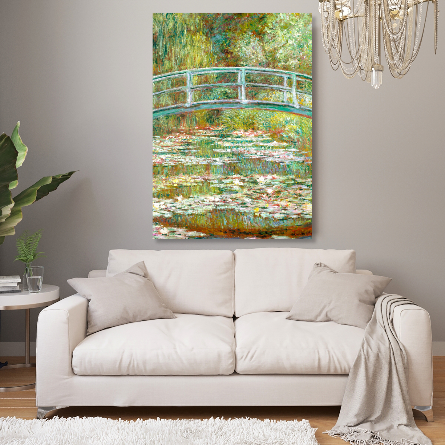 Claude Monet - Bridge Over A Pond Of Water Lilies