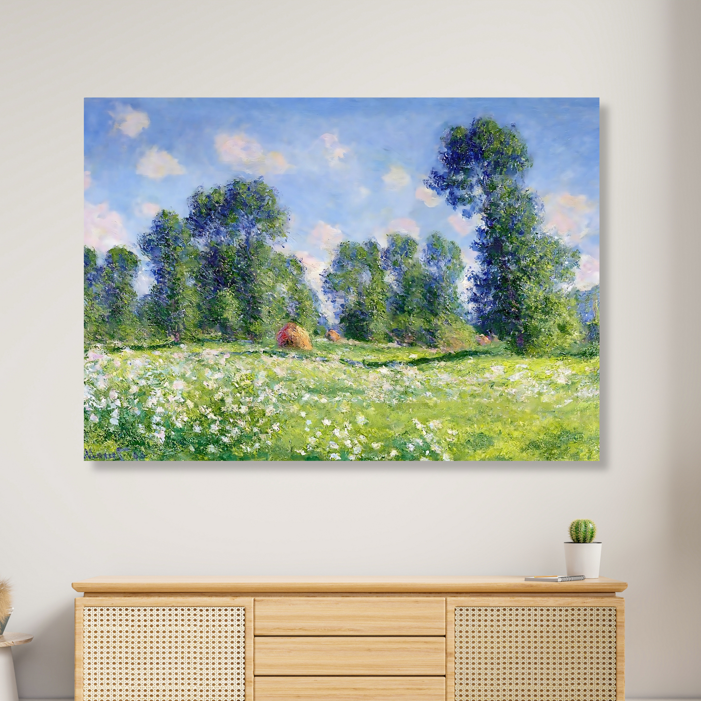 Claude Monet - Effect Of Spring Giverny