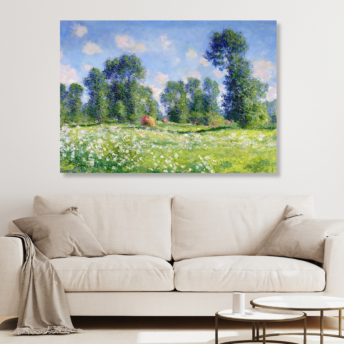 Claude Monet - Effect Of Spring Giverny