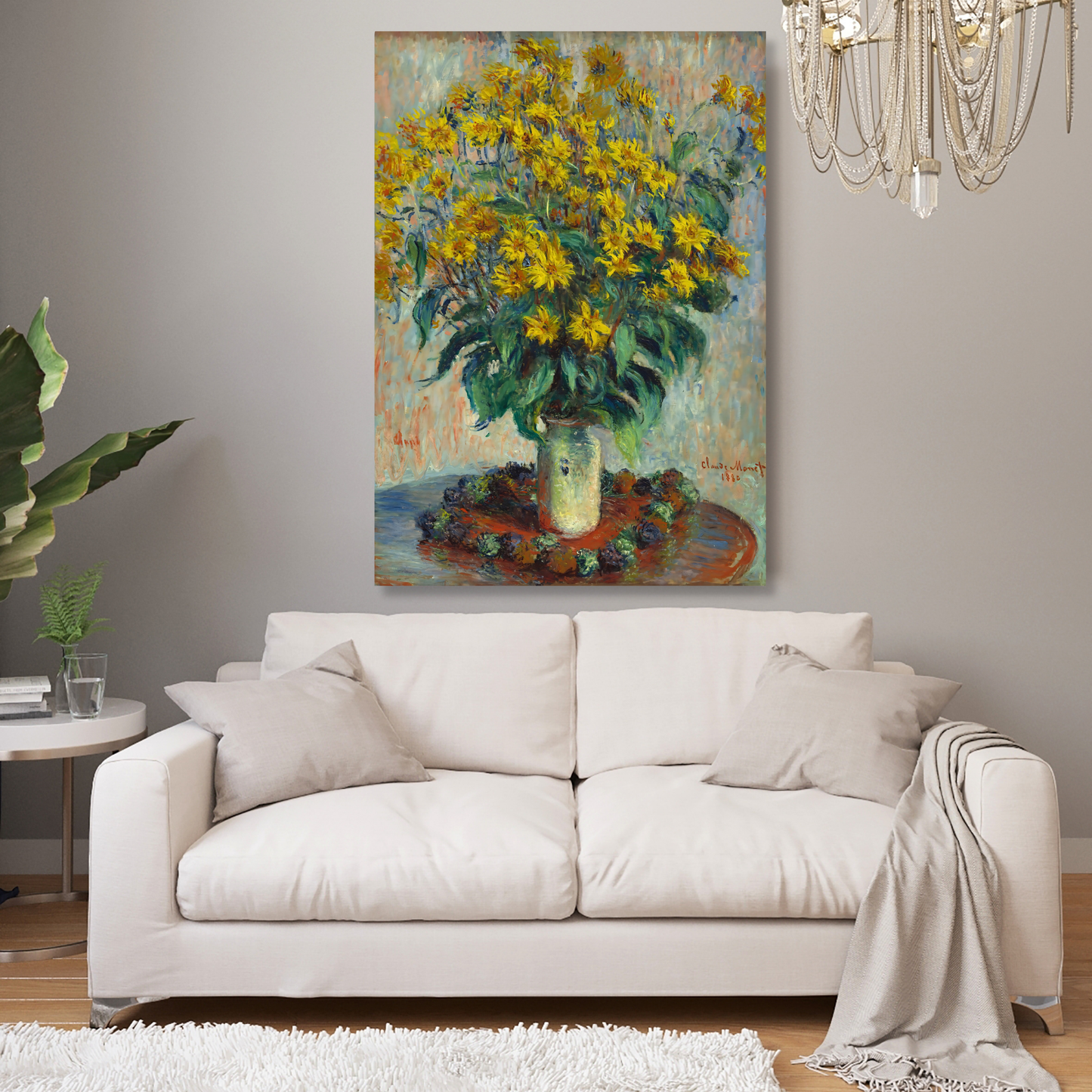 Claude Monet - Jerusalem Artichoke Flowers