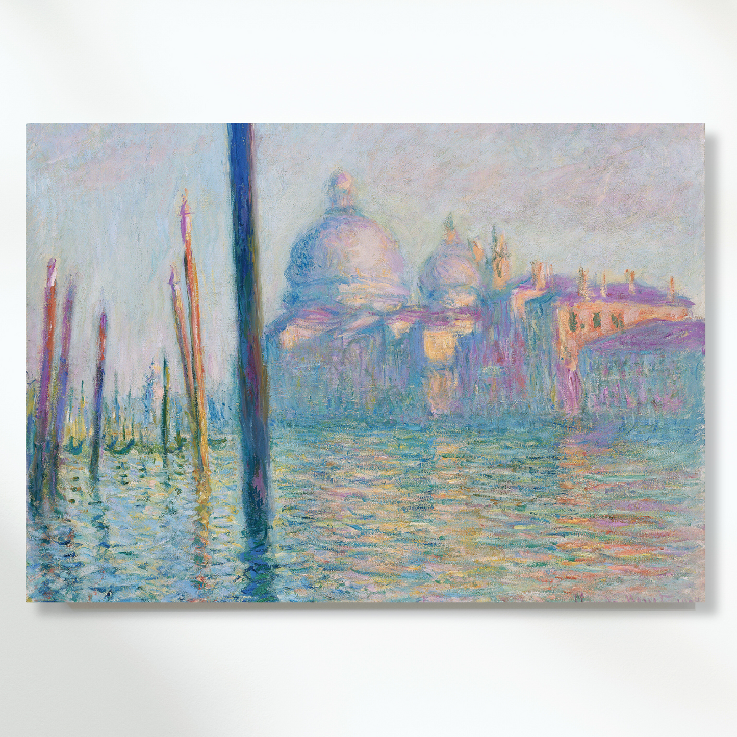Claude Monet - Le Grand Canal Wall Art Canvas Print