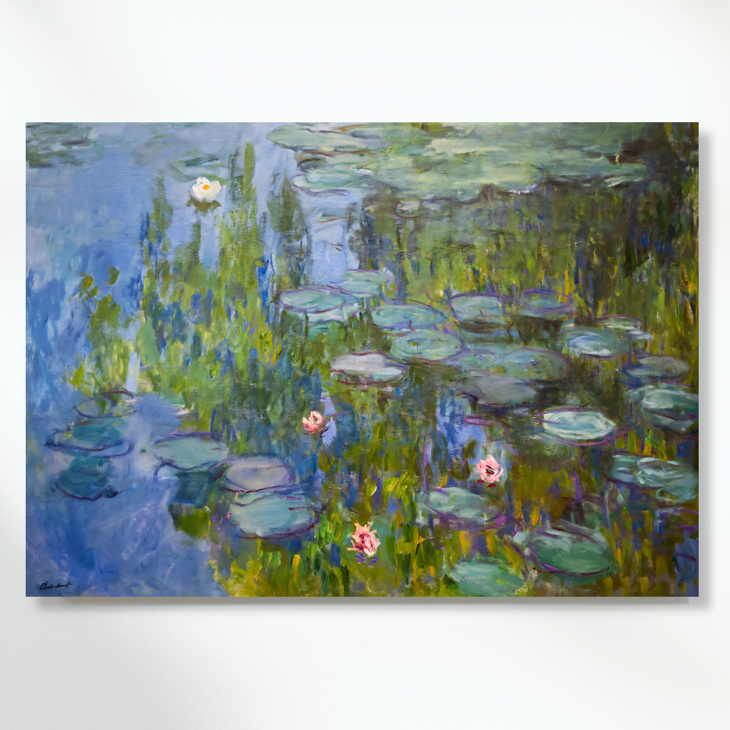 Claude Monet - Water Lilies Nympheas Wall Art Canvas Print