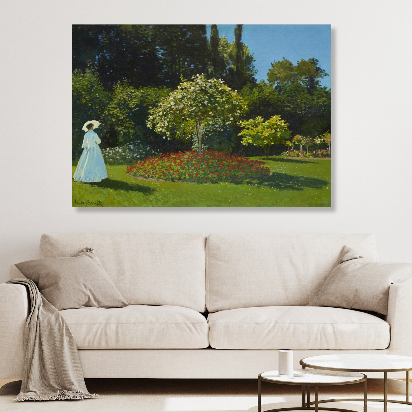 Claude Monet - Woman In The Garden