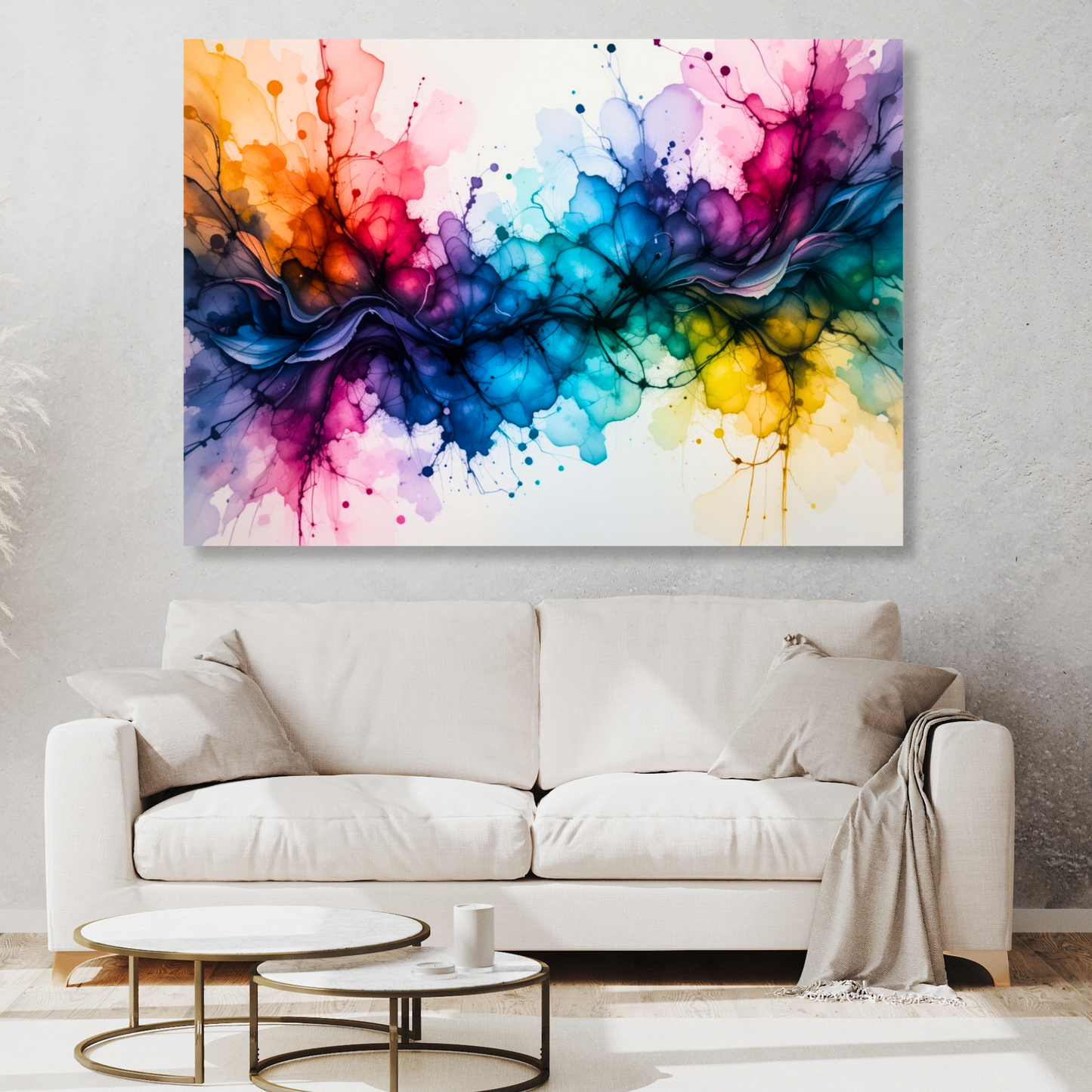 Colour Fusion Wall Art Canvas Print