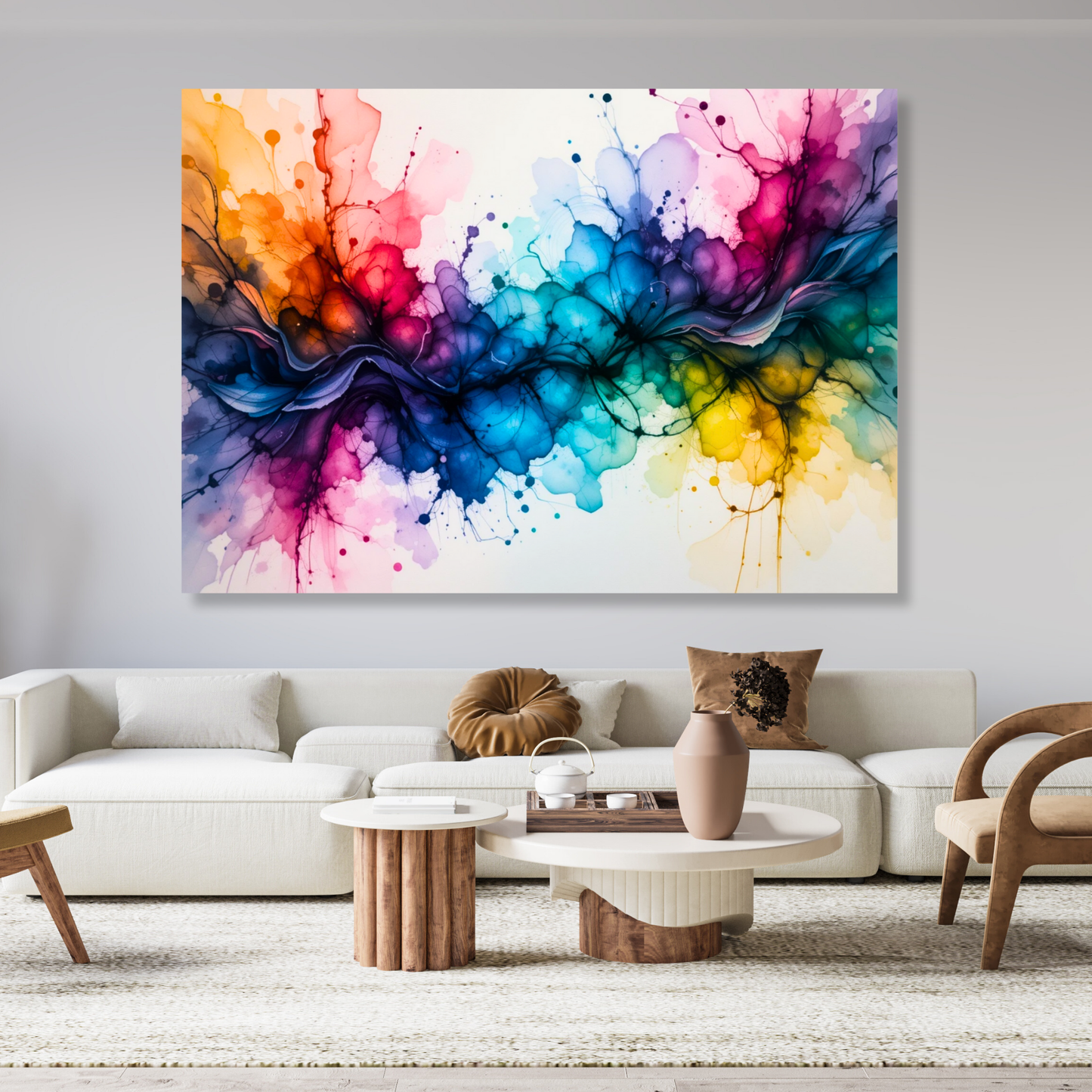 Colour Fusion Wall Art Canvas Print