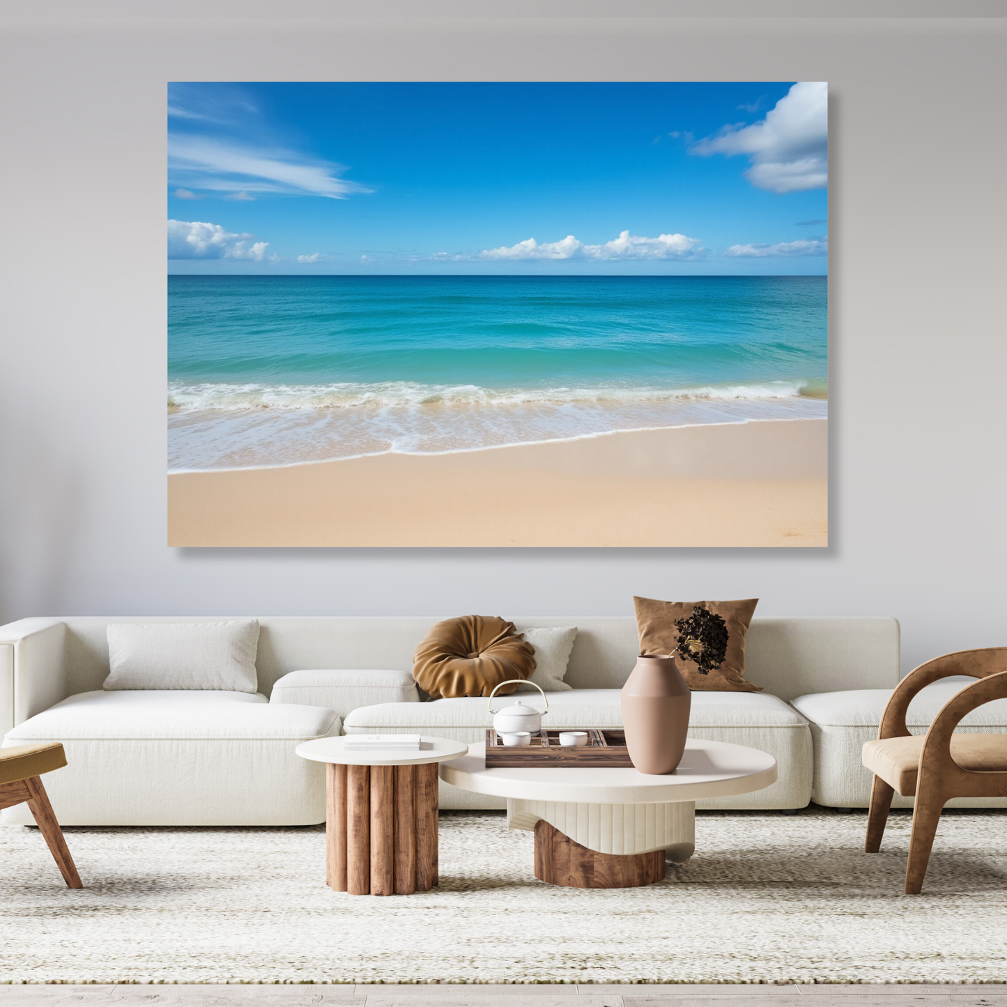 Coolum Beach Wall Art Canvas Print