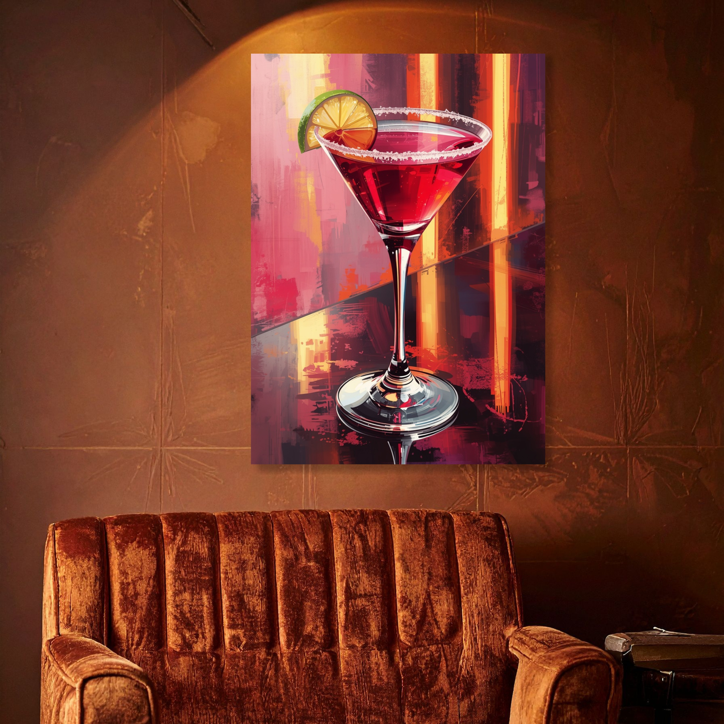 The Cosmopolitan Cocktail Wall Art Canvas Print