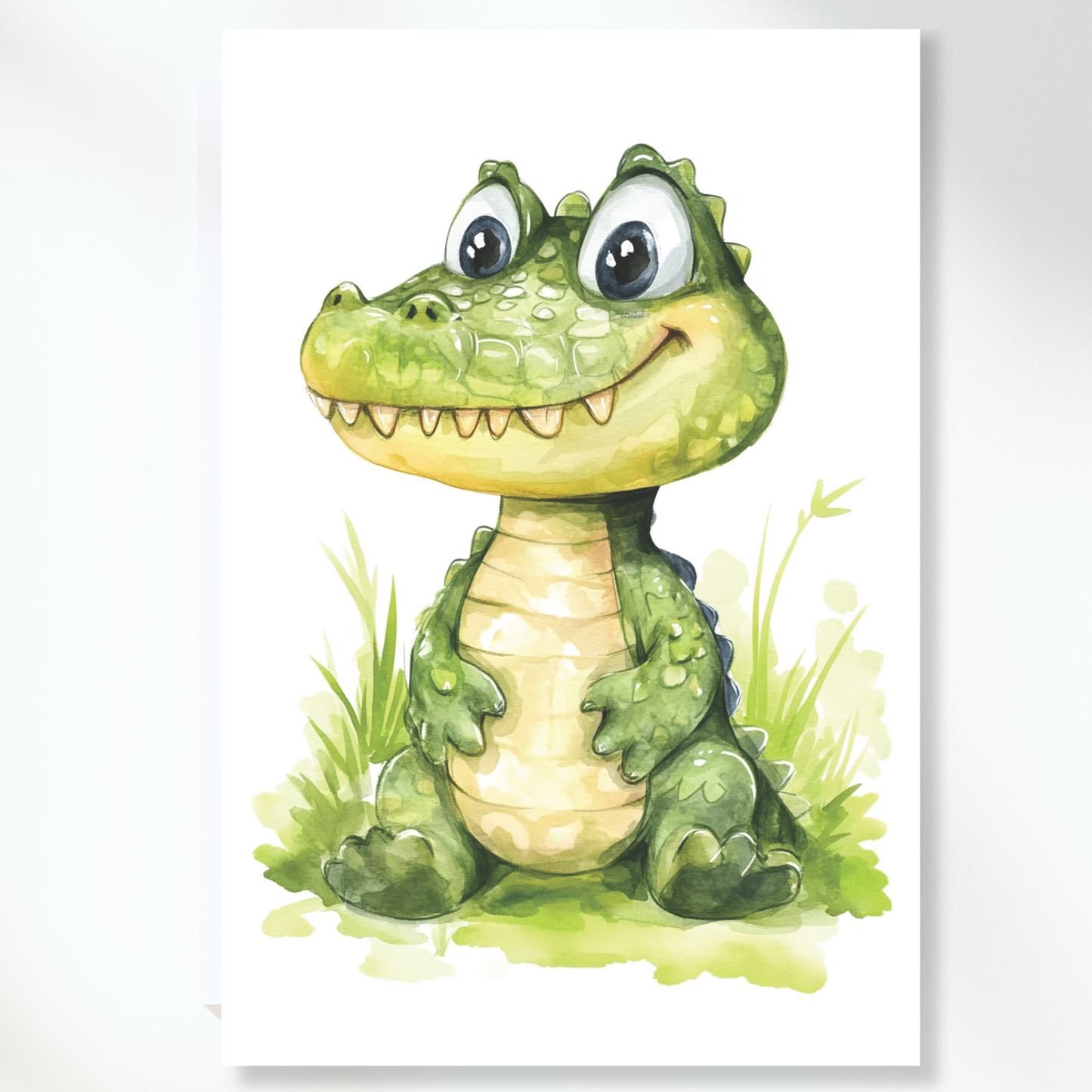 Crawford Crocodile Canvas Wall Art Print