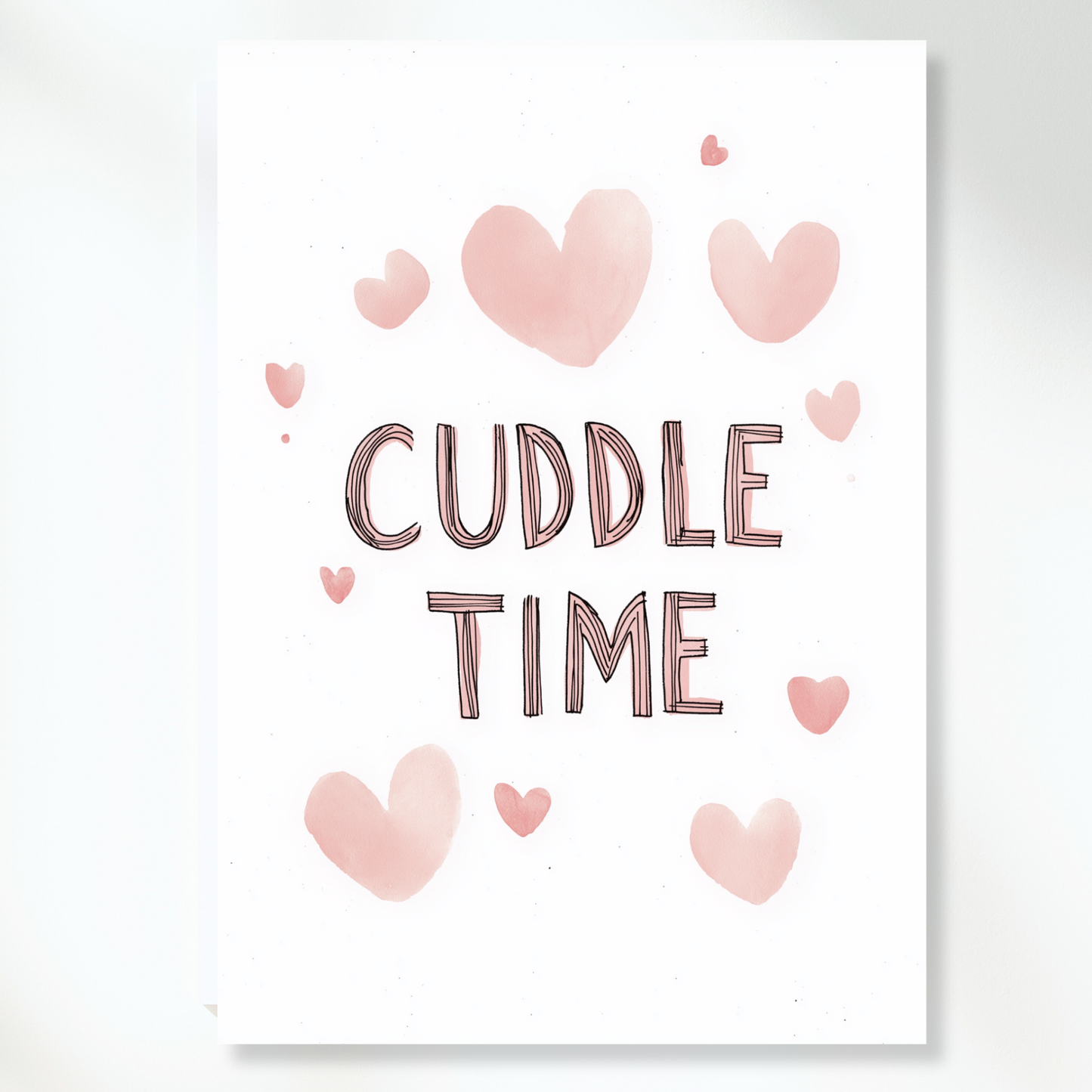 Cuddle Time Canvas Wall Art Print