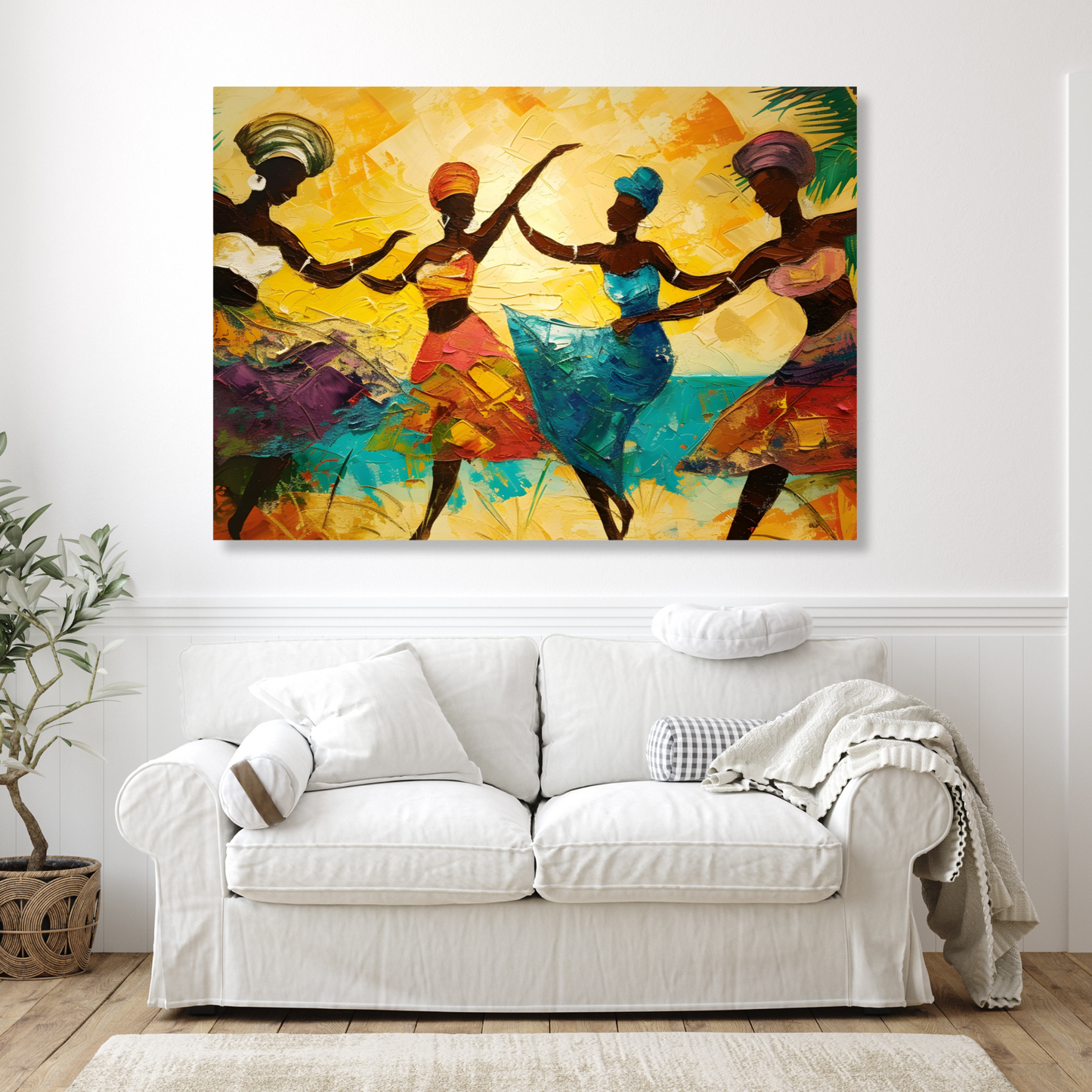 Dance Of Gratitude Wall Art Canvas Print