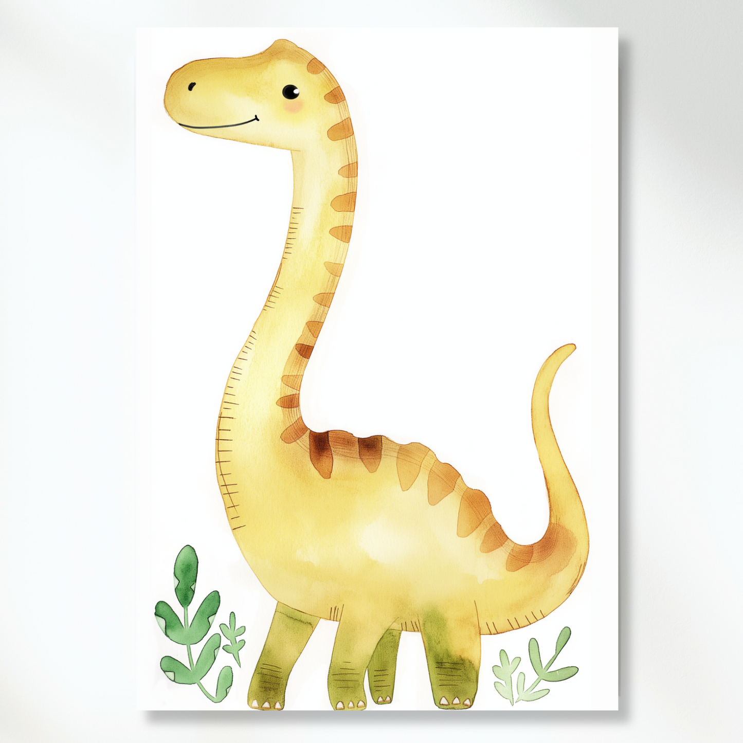 Daphne Dinosaur Canvas Wall Art Print
