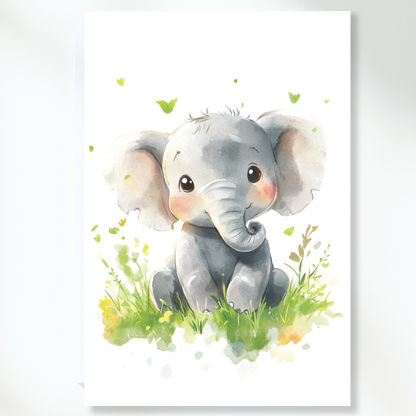 Edgar Elephant Canvas Wall Art Print