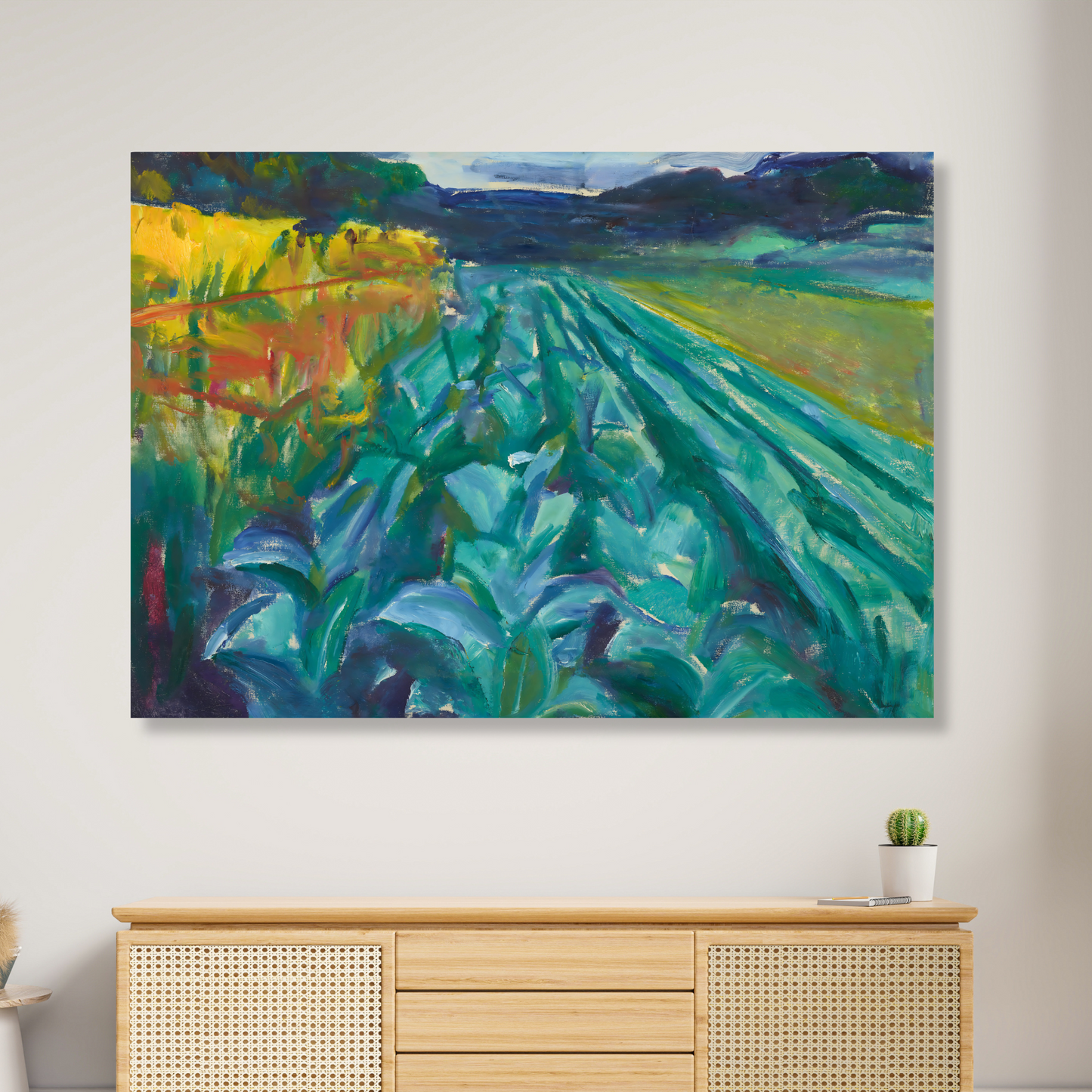 Edvard Munch - Cabbage Field