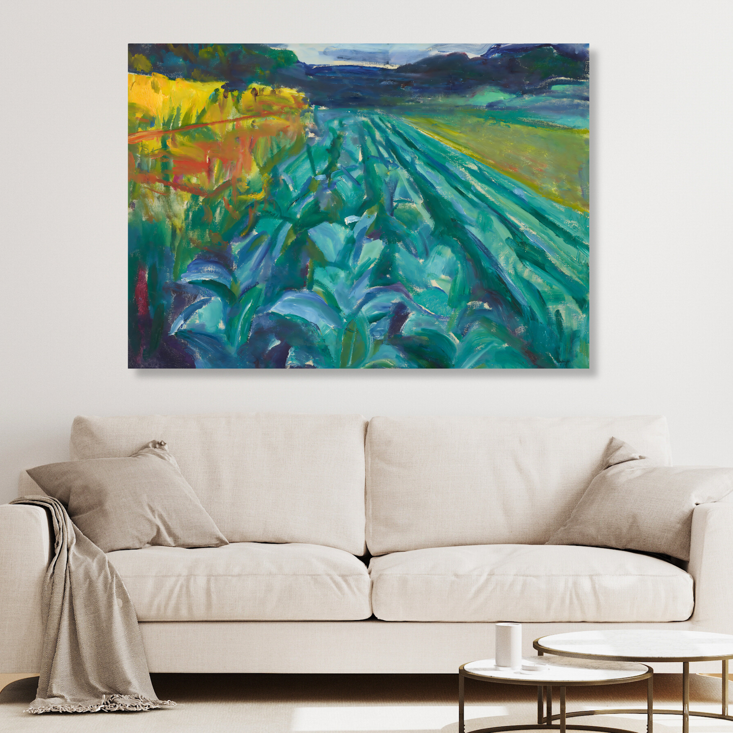 Edvard Munch - Cabbage Field