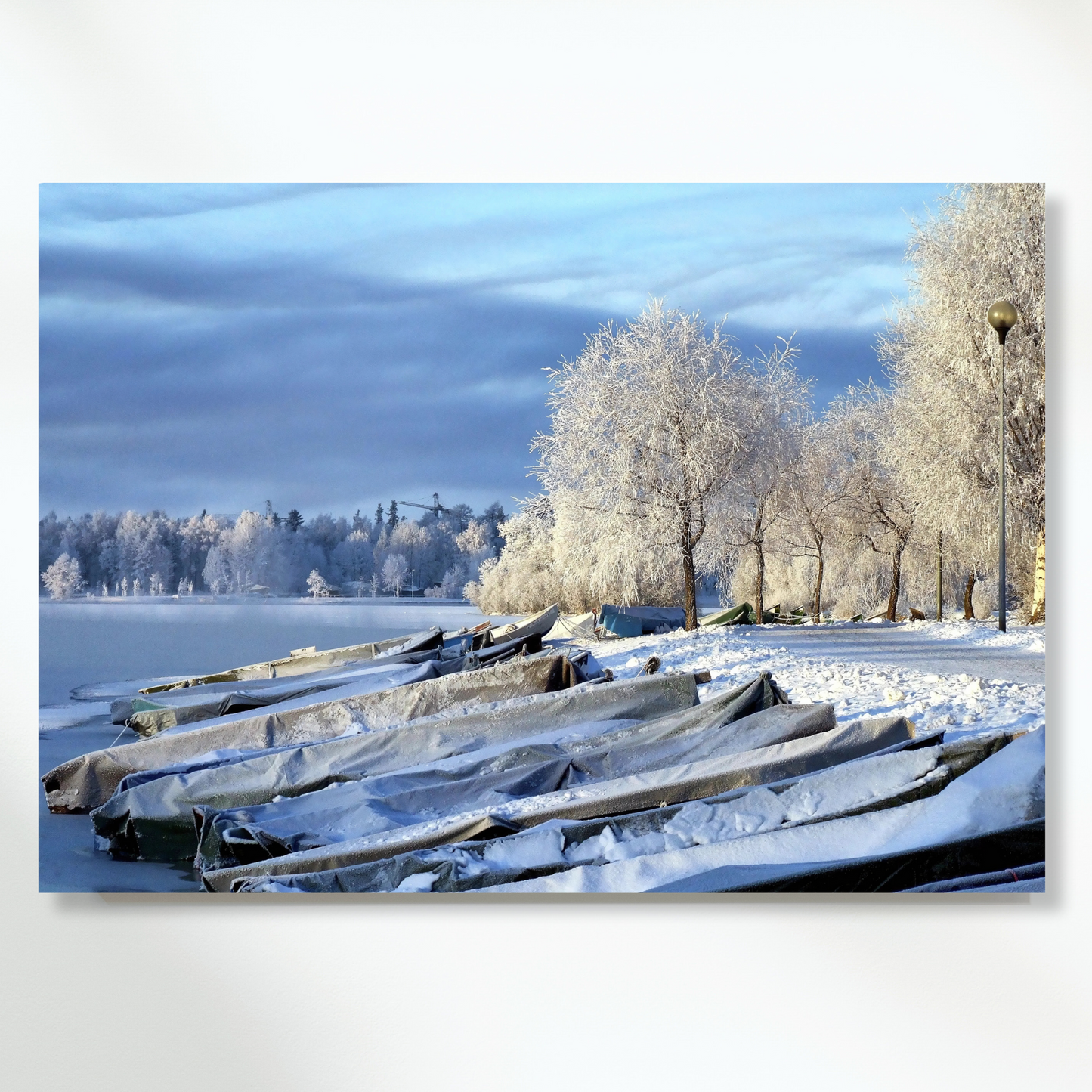 Finnish Boats Wall Art Canvas Print