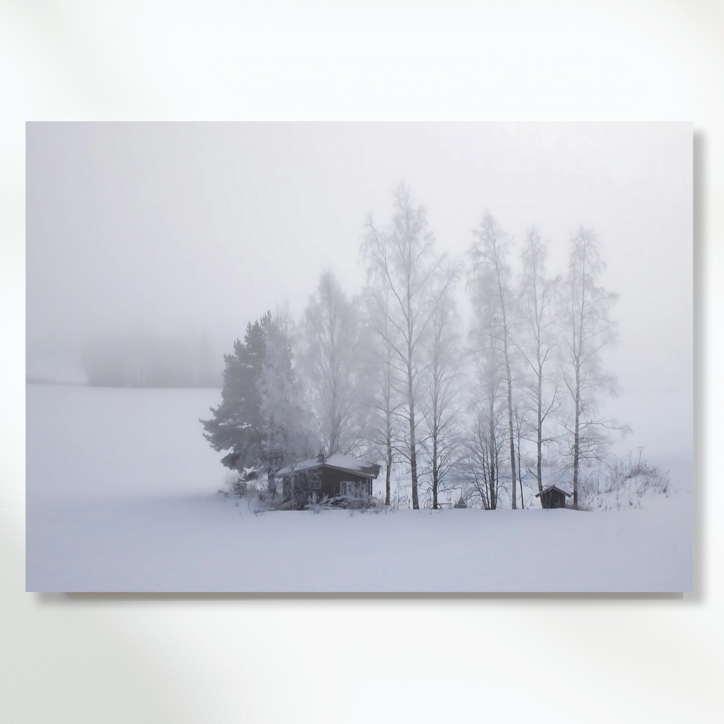 Finnish Snow Wall Art Canvas Print