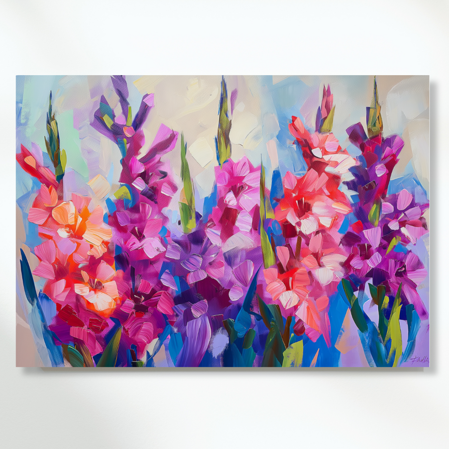 Floral Whispers Wall Art Canvas Print
