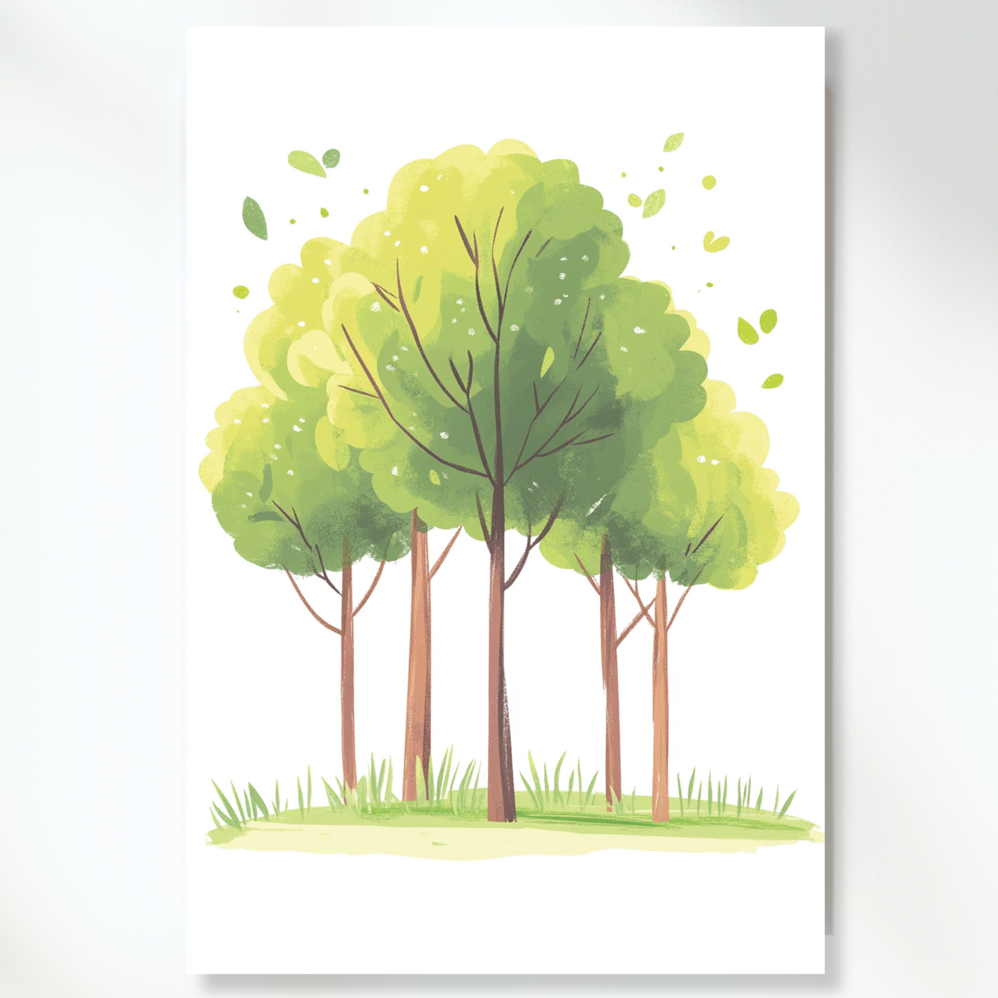 Forest Trees Canvas Wall Art Print