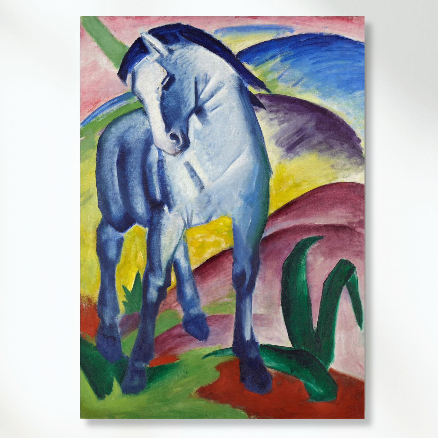 Franz Marc - Blue Horse Wall Art Canvas Print