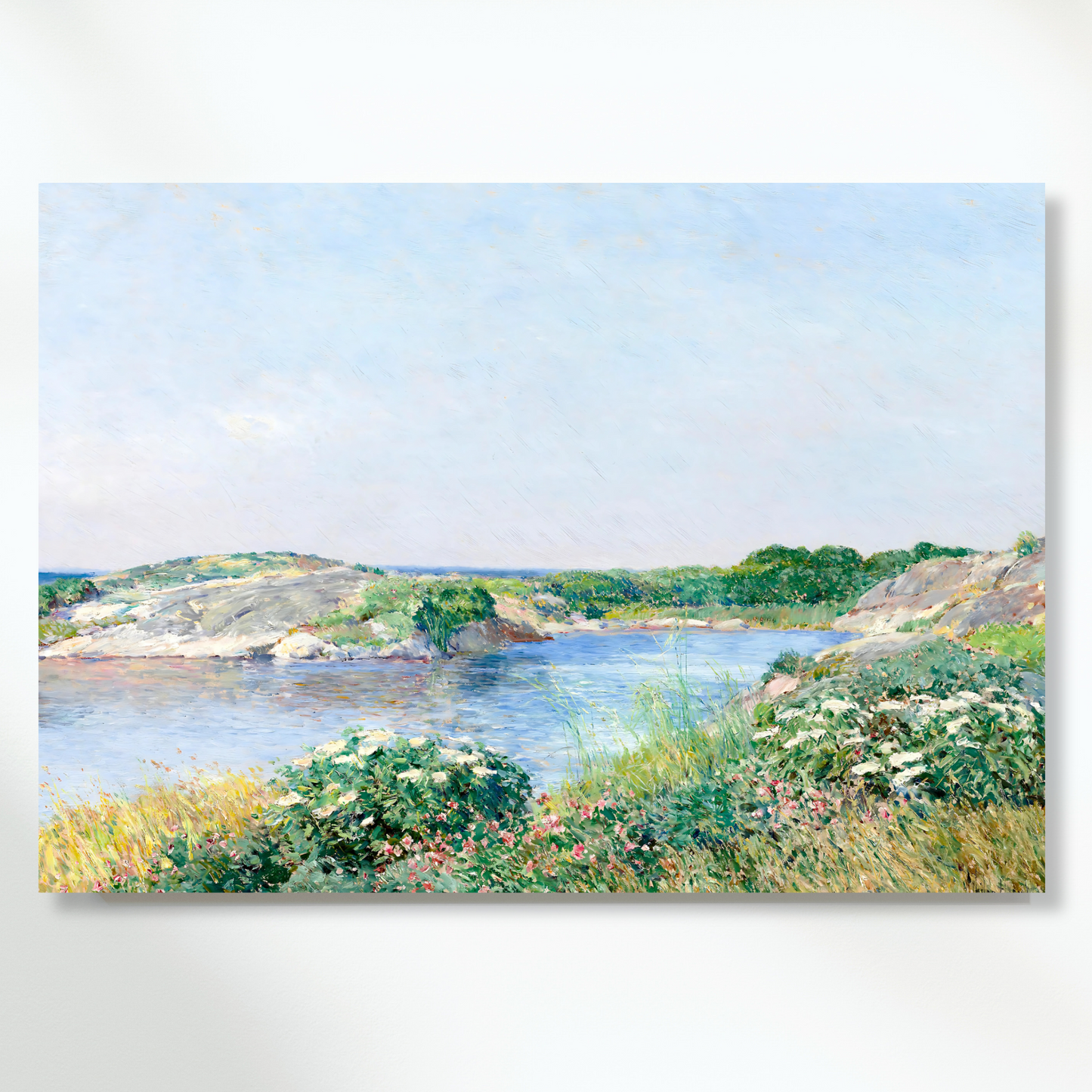 Frederick Childe Hassam - The Little Pond, Appledore Wall Art Canvas Print