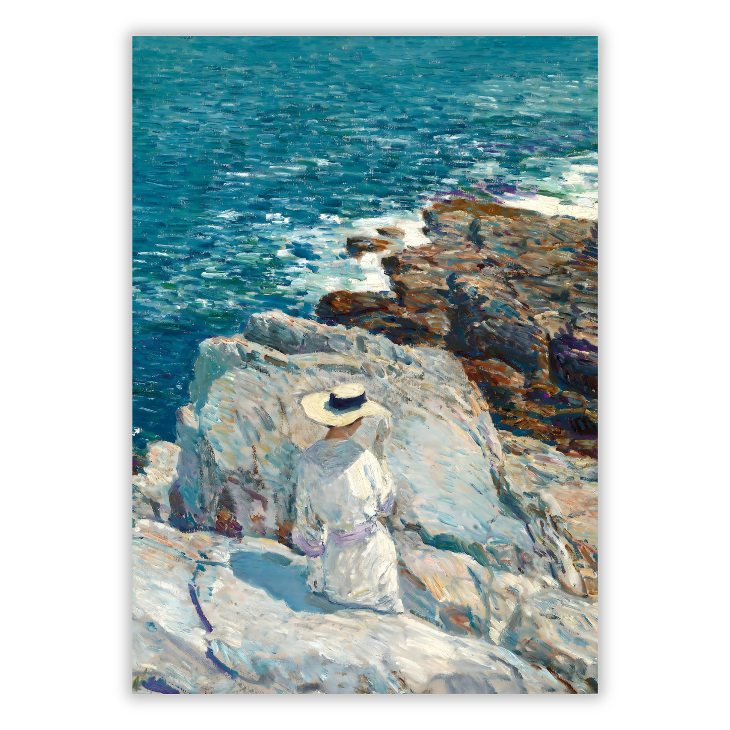 Frederick Childe Hassam - The South Ledges, Appledore